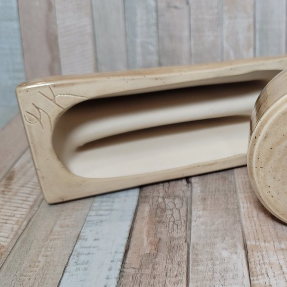 Cute Handmade Ceramic Cactus Design Napkin Holder and Jar/Mini Bowl - Picture 7 of 10